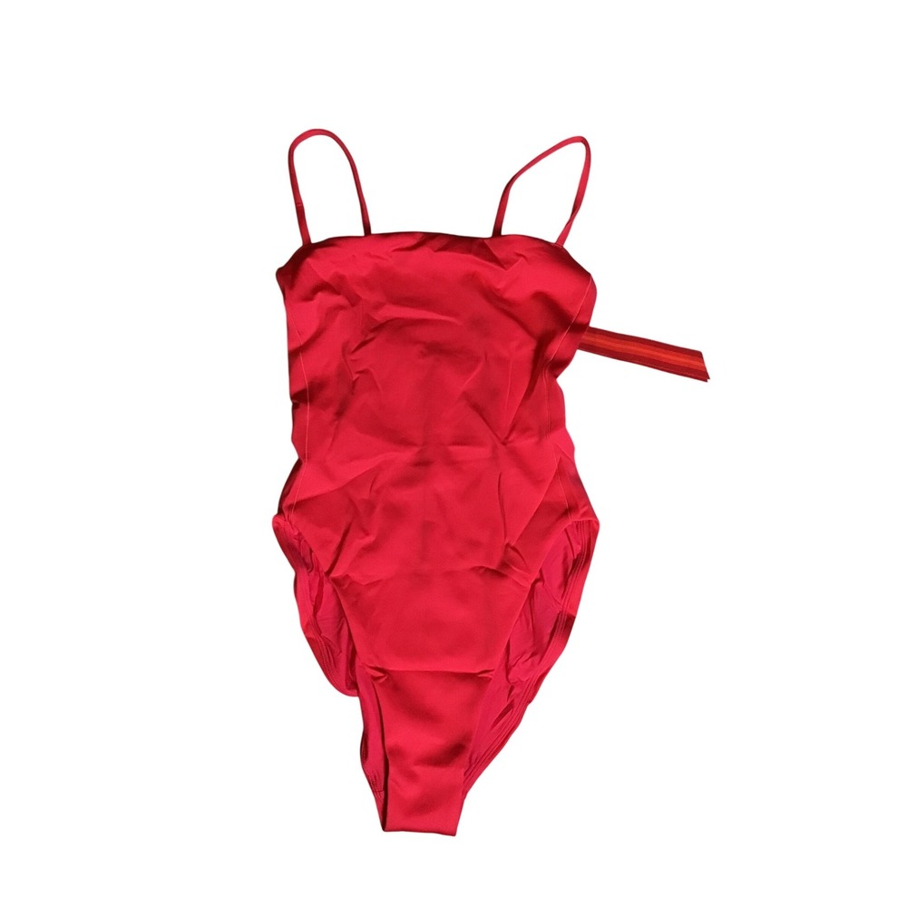 Left On Friday Women's La La Land Pink Retreat One Piece Swim Suit Size S NWT - Picture 6 of 9